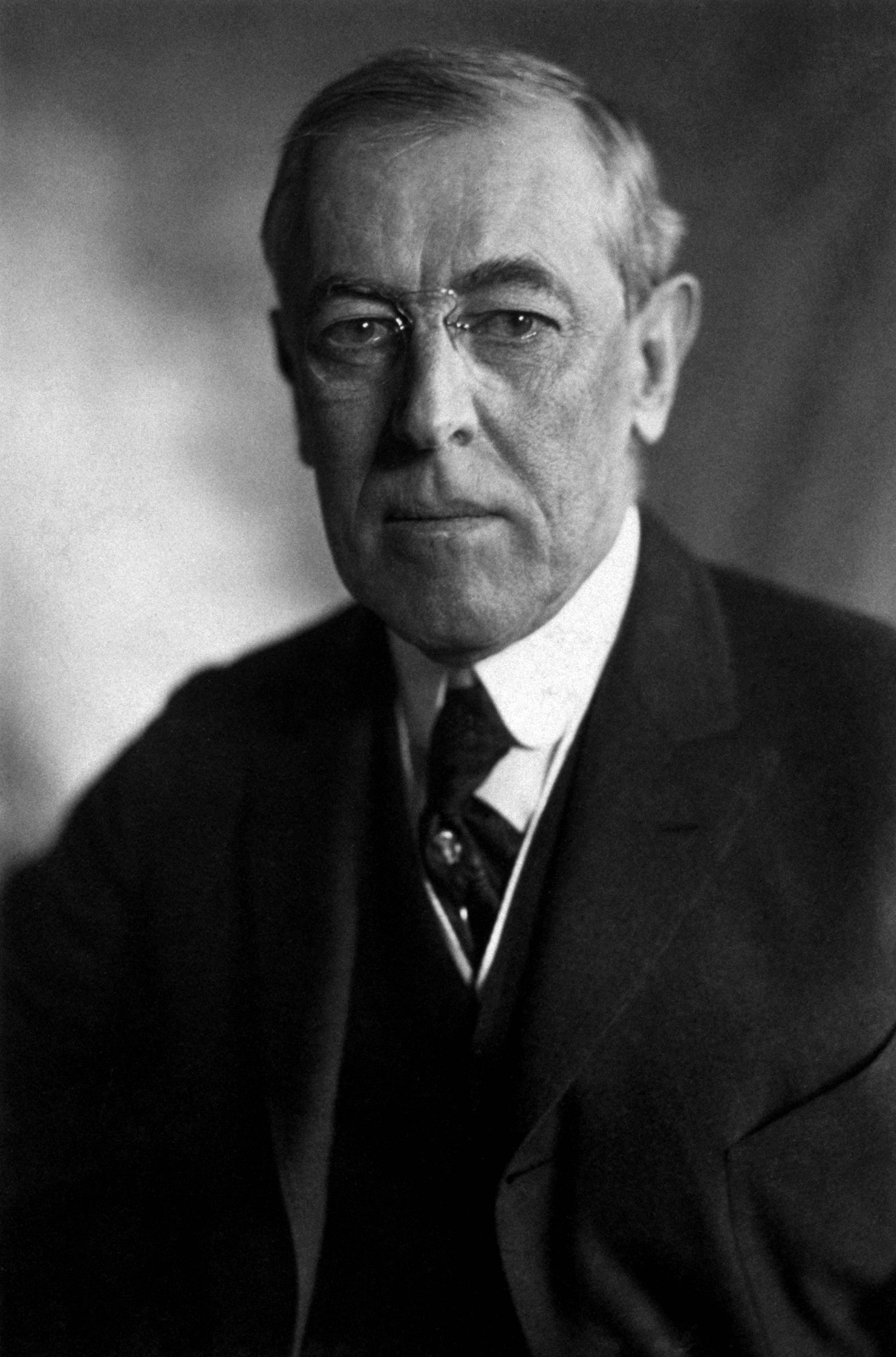 Woodrow Wilson, president from 1913 to 1921, and a leading progressive.